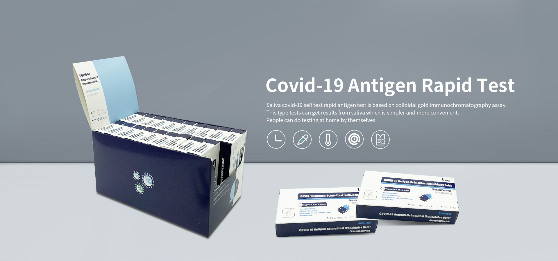 China Covid-19 Self Test Produsen Rapid Antigen Test